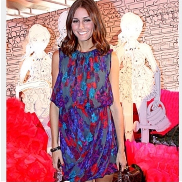 TIBI: 100% silk Genevieve Draped Dress - Picture 1 of 9